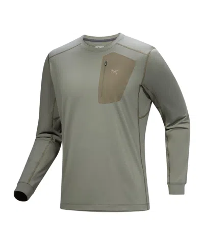 Arc'teryx Rho Lt Crew Neck Men's In Gray