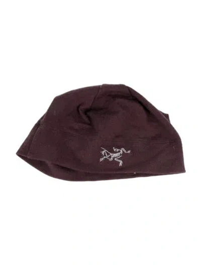 Pre-owned Arc'teryx Rho Toque Beanie In Burgundy