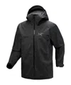 Arc'teryx Beta Hooded Windbreakers Jacket In Black