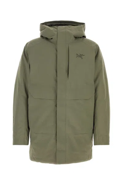 Arc'teryx Sage Green Nylon Therme Down Jacket