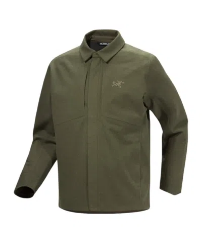 Arc'teryx Sawyer Wool Overshirt Men's In Gray