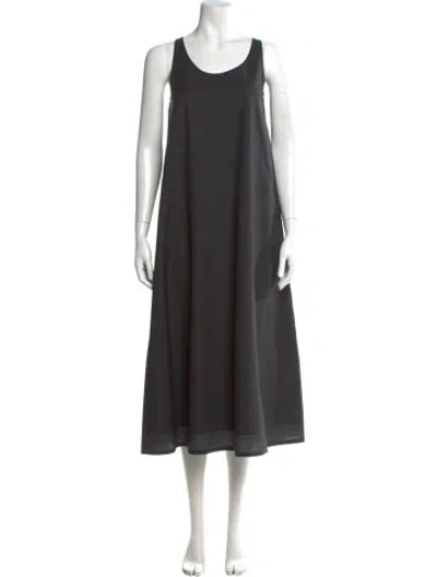 Pre-owned Arc'teryx Scoop Neck Long Dress In Black