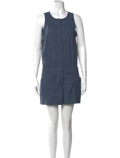 Pre-owned Arc'teryx Scoop Neck Romper W/ Tags In Blue