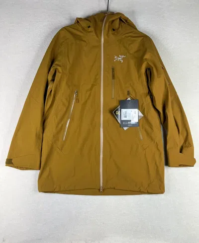 Pre-owned Arc'teryx Sentinel Relaxed Jacket Women's Size Small Yukon Gold Goretex Ski