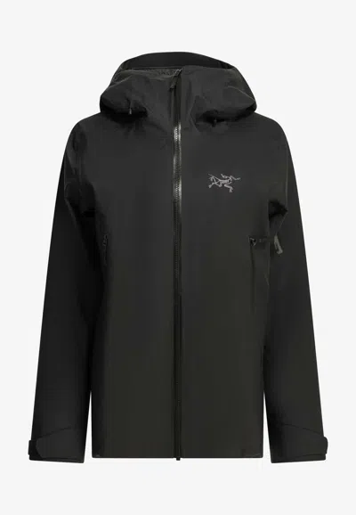 Arc'teryx Sentinel Technical Hooded Jacket In Black