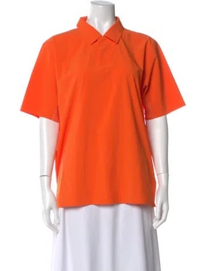 Pre-owned Arc'teryx Short Sleeve Polo In Orange