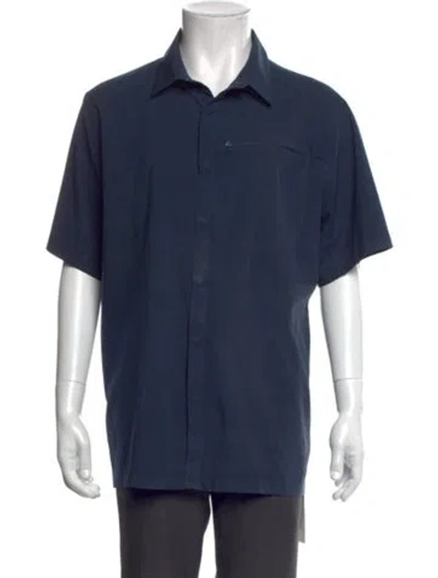 Pre-owned Arc'teryx Short Sleeve Shirt In Blue
