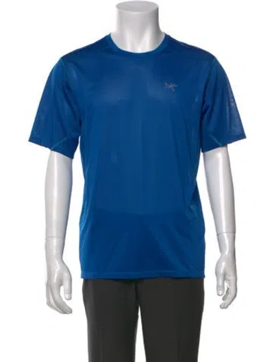 Pre-owned Arc'teryx Short Sleeve Shirt In Blue