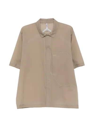 Arc'teryx Short-sleeve Chest-pocket Shirt In Neutral