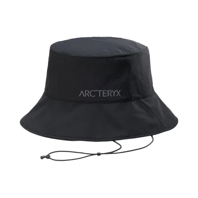 Pre-owned Arc'teryx Sinsolo Bucket Hat 'black' | Men's Size L/xl
