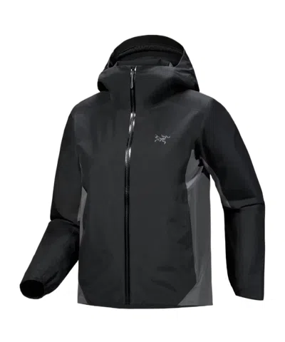 Arc'teryx Solano Hooded Jacket In Black