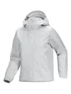 Arc'teryx Solano Hooded Zip-front Jacket In Gray