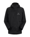 Arc'teryx Squamish Hooded Coat In Black
