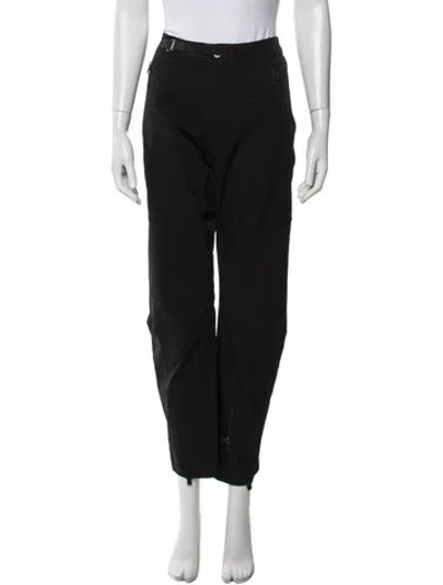Pre-owned Arc'teryx Straight Leg Pants In Black