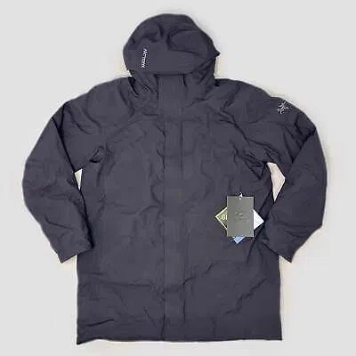 Pre-owned Arc'teryx Therme Parka Coat Goose Down Gore-tex Windproof Mens Sz Xs Black 29708