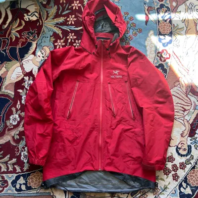 Pre-owned Arc'teryx Theta Ar Jacket Mens L Apple Red Gore Tex Vintage (size Large)