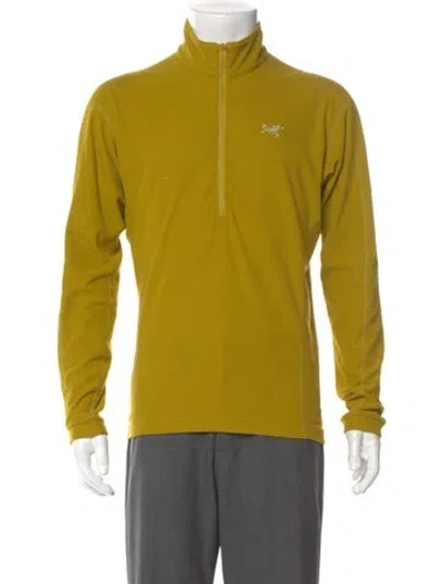 Pre-owned Arc'teryx Turtleneck Long Sleeve Henley In Yellow
