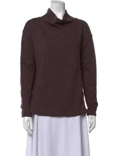 Pre-owned Arc'teryx Turtleneck Long Sleeve Sweatshirt In Brown