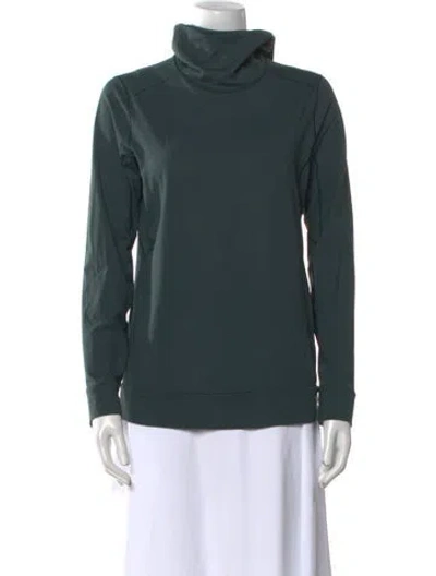 Pre-owned Arc'teryx Turtleneck Long Sleeve Sweatshirt In Green