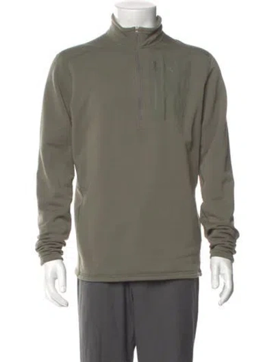 Pre-owned Arc'teryx Turtleneck Long Sleeve Sweatshirt In Green