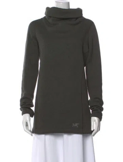 Pre-owned Arc'teryx Turtleneck Sweater In Green