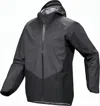 Arc'teryx Two-tone Water-resistant  Jacket In Black