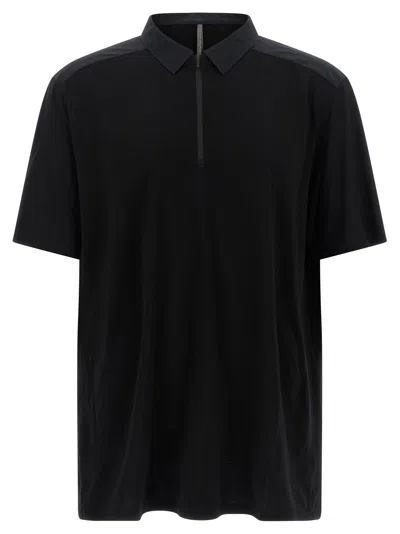Arc'teryx Veilance Black Wool Polo Men's Shirt