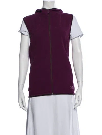 Pre-owned Arc'teryx Vest In Purple