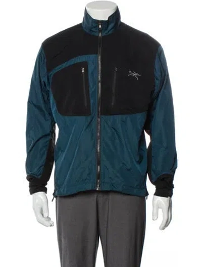 Pre-owned Arc'teryx Vintage 2001 Windbreaker In Blue