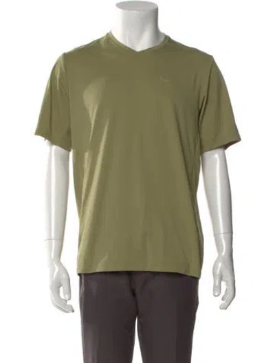 Pre-owned Arc'teryx V-neck Short Sleeve T-shirt In Green