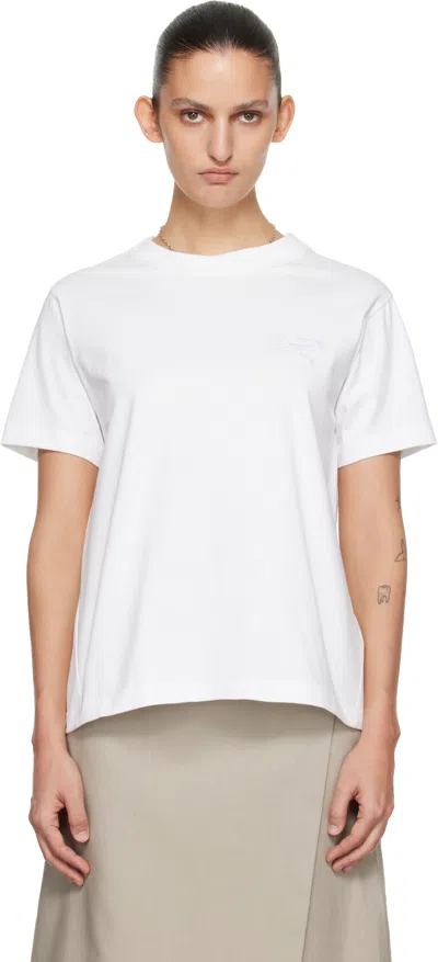 Arc'teryx White Kragg Cotton Little Bird Crew S/s T-shirt