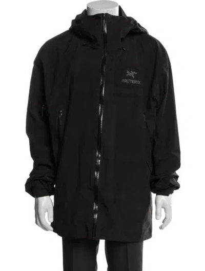 Pre-owned Arc'teryx Windbreaker In Black