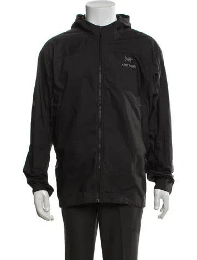 Pre-owned Arc'teryx Windbreaker In Black