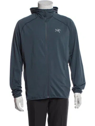Pre-owned Arc'teryx Windbreaker In Blue