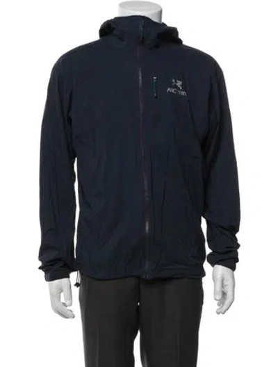 Pre-owned Arc'teryx Windbreaker In Blue