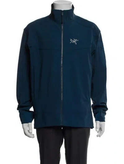 Pre-owned Arc'teryx Windbreaker In Blue