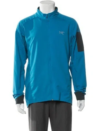 Pre-owned Arc'teryx Windbreaker In Blue