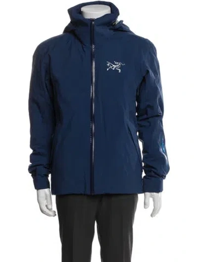 Pre-owned Arc'teryx Windbreaker In Blue