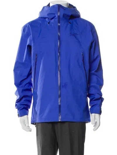 Pre-owned Arc'teryx Windbreaker In Blue