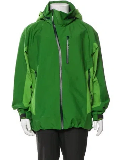 Pre-owned Arc'teryx Windbreaker In Green