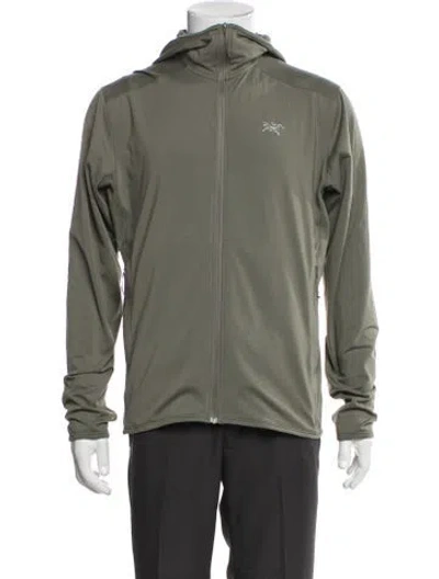 Pre-owned Arc'teryx Windbreaker In Green