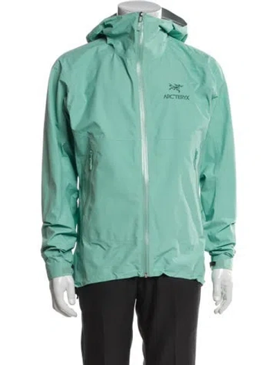 Pre-owned Arc'teryx Windbreaker In Green