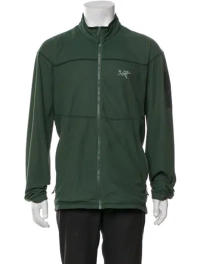 Pre-owned Arc'teryx Windbreaker In Green