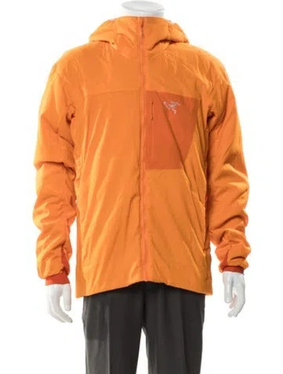 Pre-owned Arc'teryx Windbreaker In Orange