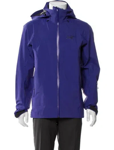Pre-owned Arc'teryx Windbreaker In Purple