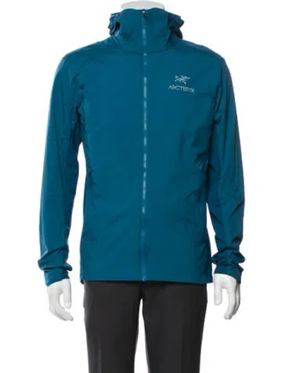 Pre-owned Arc'teryx Windbreaker W/ Tags In Blue