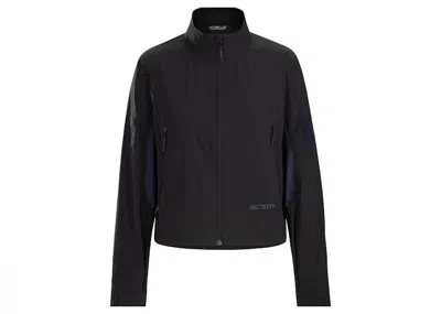 Pre-owned Arc'teryx Womens Axle Jacket In Midnight Black