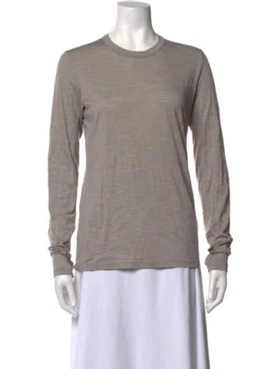 Pre-owned Arc'teryx Wool Crew Neck Top In Grey