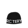 Arc'teryx 'word' Wool-blend Beanie Hat In Black