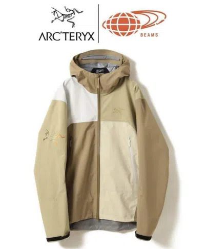 Pre-owned Arc'teryx X Beams Beta Jacket Nagomi Beige Brown Xs-xxl Limited Japan Brand